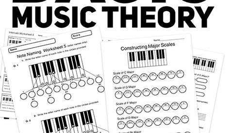 basic music theory worksheet