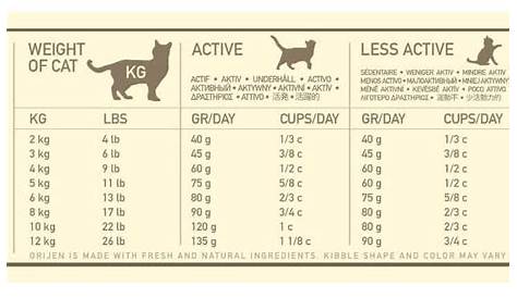 fromm cat food feeding guide