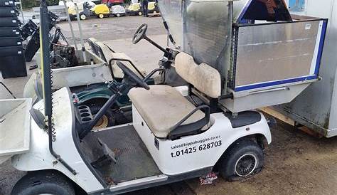 EZ GO 27647-G01 utility buggy - IN NEED OF EXTENSIVE RESTORATION - AS
