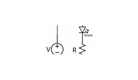 light emitting diode schematic symbol