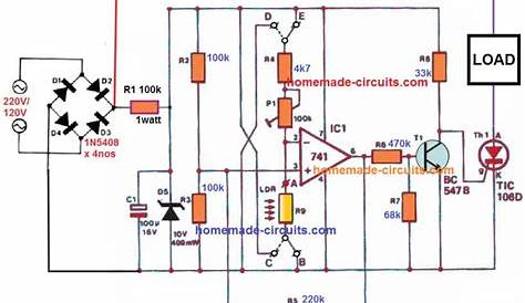 daylight switch circuit diagram