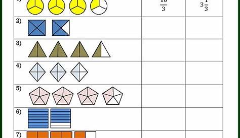 improper fractions mixed numbers worksheets