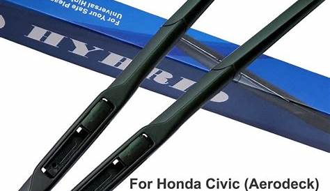 2009 honda civic windshield wiper size