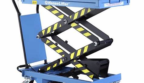Scissor Lift Table with Roller Track lifting up to 300kg - SPSR300