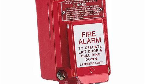 Explosion-proof manual call point - MPEX - FEDERAL SIGNAL - fire alarm