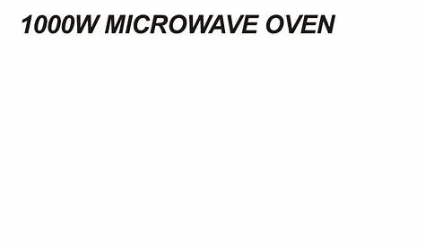 Emerson Microwave Oven MW8118SL User Guide | ManualsOnline.com
