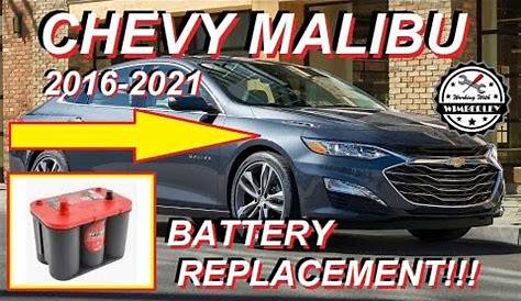 Chevy Malibu Battery Replacement & Installation 2016-2021 1.5L 2.0L
