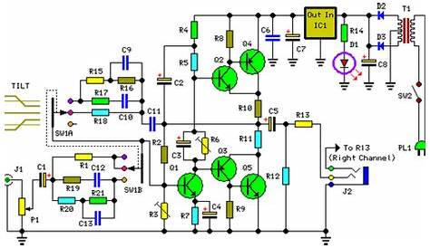 headphone audio amplifier circuit diagram