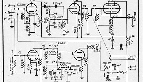 tube stereo amplifier schematic