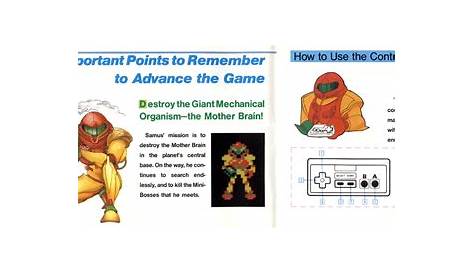 Metroid instruction manual - Image Gallery (Metroid Recon)
