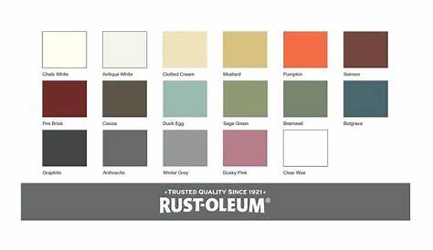 rustoleum 2x color chart
