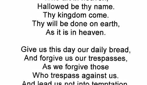 The Lord's Prayer - http://www.freerepublic.com/focus/f-religion