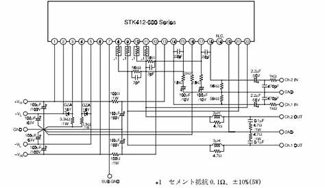 Stk412-150 Two-channel Shift Power Supply Audio Power Amplifier Ics