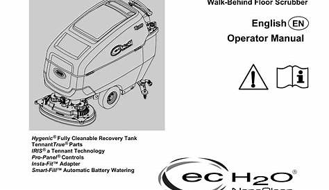 Tennant T600, T600e Operator's Manual | Manualzz