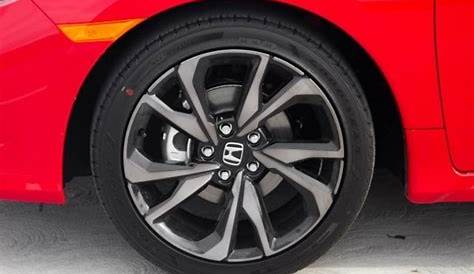 2019 Honda Civic Sport Sedan Wheel and Tire Photo #130458758 | GTCarLot.com