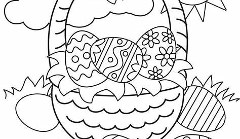 Easter Coloring Pages for childrens printable for free