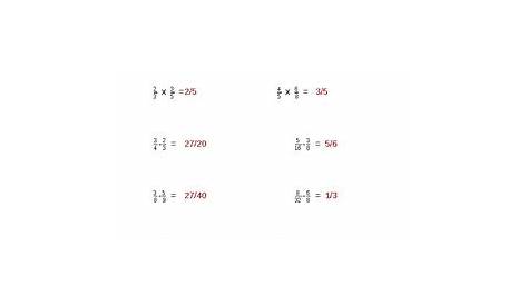 multiply and dividing fractions worksheet