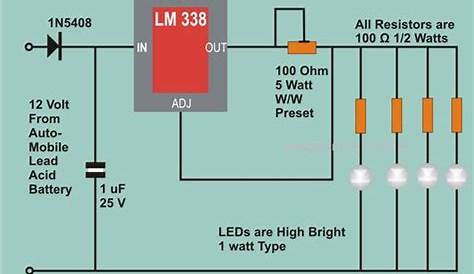 20 watt led driver circuit diagram