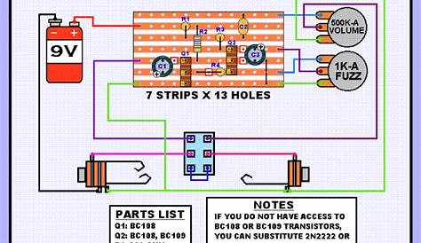 diy fuzz pedal schematic