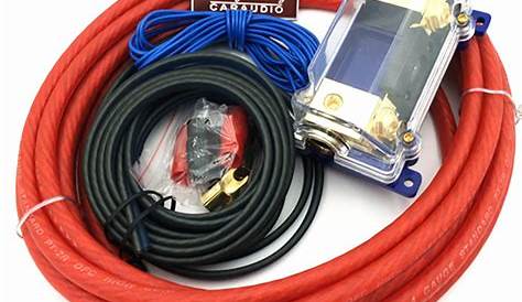Car Audio Subwoofer Sub Amplifier Amp Wiring Kit Set Power Installation