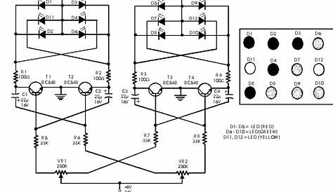 dancing led circuit diagram