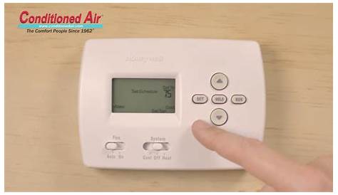 honeywell thermostat pro series manual