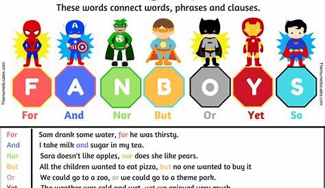 Coordinating Conjunctions Made Simple with FANBOYS! : r/teachingresources