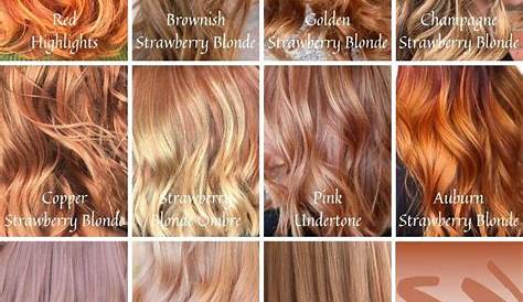 Use Strawberry Blonde Hair Color Chart for a Perfect Shade - BelleTag