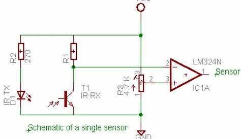 circuit diagram of single infrared sensor | Download Scientific Diagram
