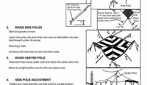 tent instructions manual