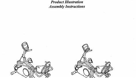 Schwinn 201 Recumbent Bike | Assembly Manual