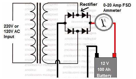 battery charger circuit diagram for car
