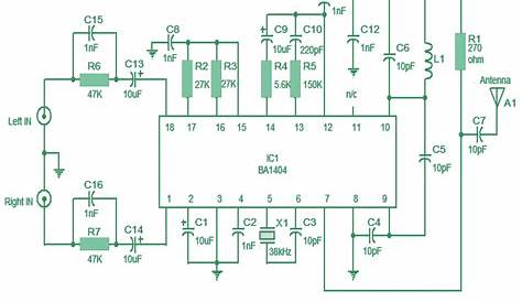 Simple Stereo FM transmitter circuit