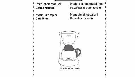 DeLonghi Coffee Makers User Manual | 38 pages