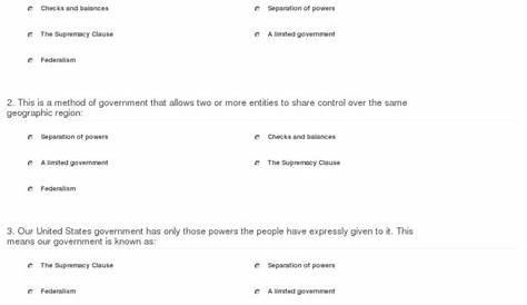 limiting government worksheet