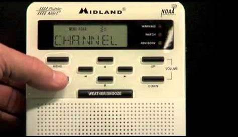 Midland Weather Radio Programming - YouTube