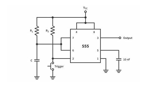 25 555 Timer Circuit Monostable - TheBitsFactory