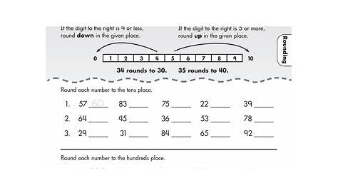 2nd grade rounding to nearest 10 worksheets