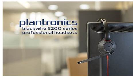 plantronics blackwire 5200 manual