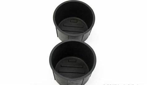 Ford F-150 Rear Console Rubber Cup Holder Inserts Set of 2 OEM New 2009