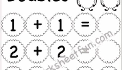 Addition Doubles Facts / FREE Printable Worksheets – Worksheetfun / Page 2