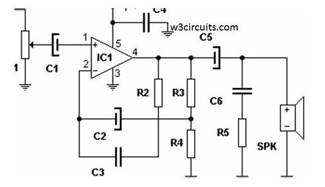 amplifier circuit diagram pdf