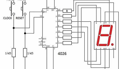 4026 IC Counter Circuit