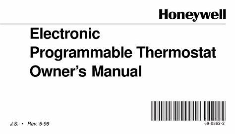 honeywell commercial thermostat manual