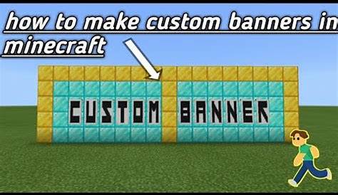 how to put letters on banners in minecraft