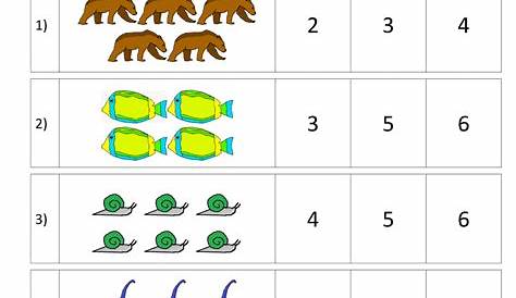 Kindergarten Math Printable Worksheets - One Less