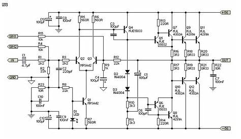 200w subwoofer amplifier circuit diagram pdf