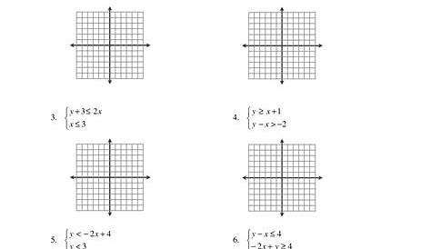 graphing inequalities worksheets answer key