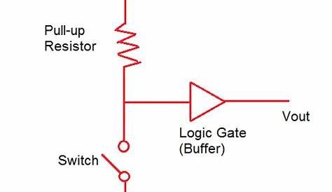 pull down resistor circuit diagram