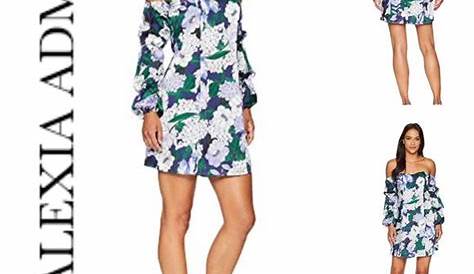 Alexia Admor Tropical off shoulder dress | Dress size chart women, Teal